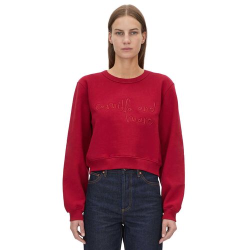 Camilla and Marc Maren Logo Roll Sleeve Tee